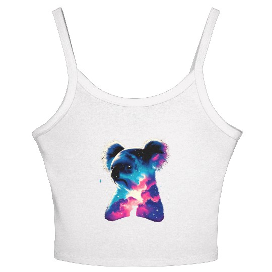 Cool Galaxy Graphic Space Art Women's Spaghetti Strap Tank Top