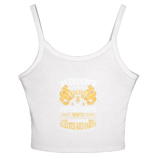 Honey Nature Breeder Beekeeping Women's Spaghetti Strap Tank Top