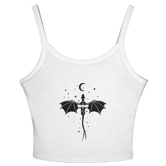 Tarin and Adarna: Fourth Wing Dragons Women's Spaghetti Strap Tank Top