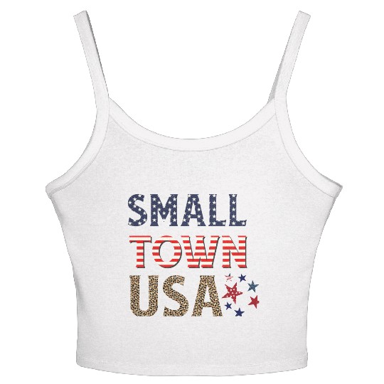 SMALL TOWN USA Women's Spaghetti Strap Tank Top