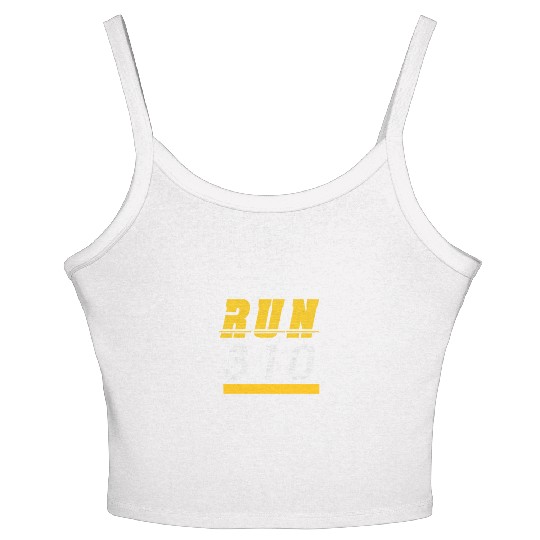 Los Angeles "RUN 310" Athlete Runners fitness gym Women's Spaghetti Strap Tank Top