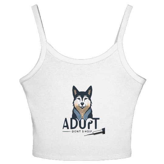 Furry Friends, Not Food: for Dog lovers Women's Spaghetti Strap Tank Top