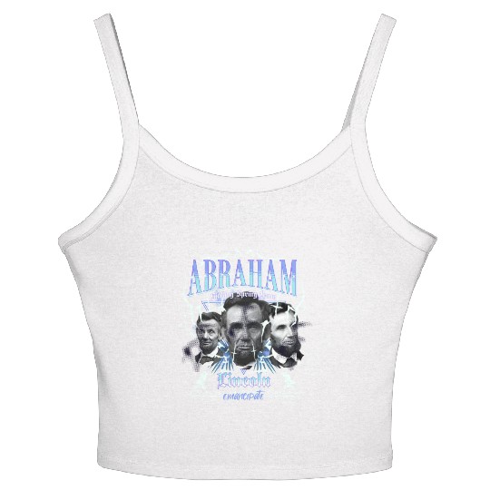 History Bootleg Abraham Lincoln Bootleg Retro Rap Women's Spaghetti Strap Tank Top