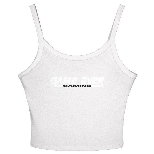 GameOverGaming Metal Gear Solid White Parody Women's Spaghetti Strap Tank Top