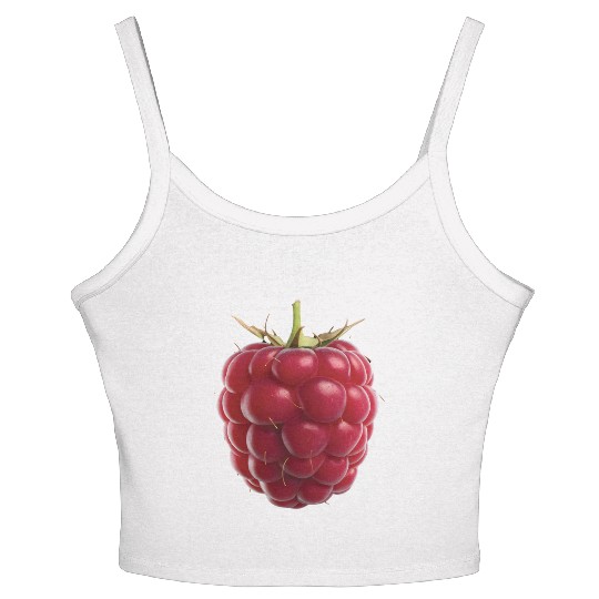 Raspberry Realistic Women's Spaghetti Strap Tank Top