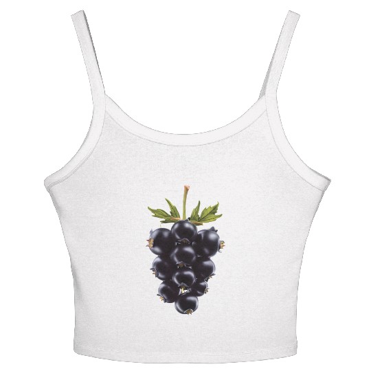 Blackberry Realistic Women's Spaghetti Strap Tank Top