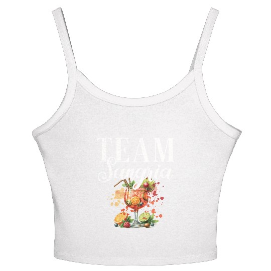 Cocktail Bartender Team Sangria Women's Spaghetti Strap Tank Top