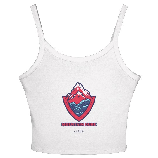 mountain dude Women's Spaghetti Strap Tank Top