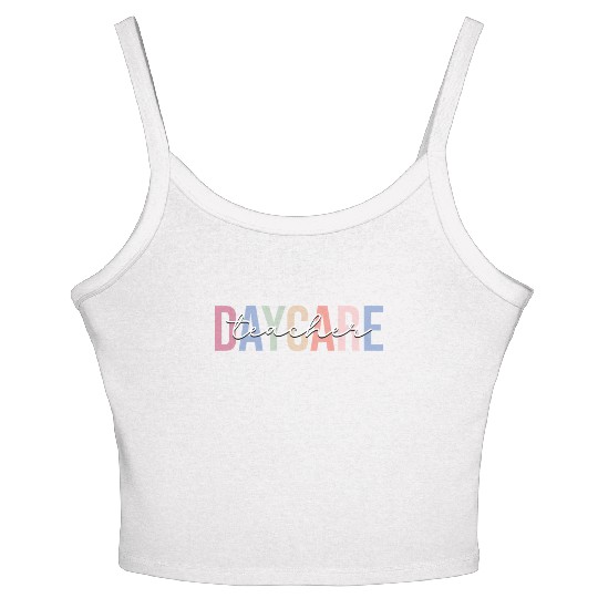 Daycare Teacher Daycare Provider Childcare Women's Spaghetti Strap Tank Top