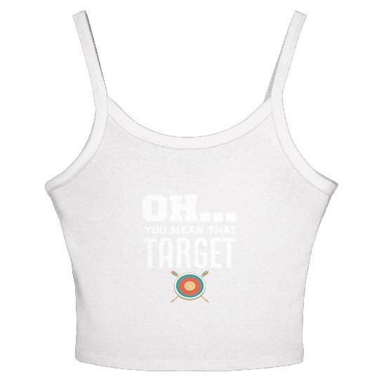 Archer Archery Pun Women's Spaghetti Strap Tank Top