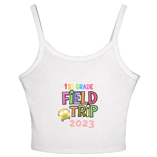 1st grade field trip 2023 classroom teacher Women's Spaghetti Strap Tank Top