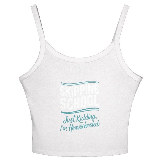 Embrace The Homeschool Journey With Your Women's Spaghetti Strap Tank Top