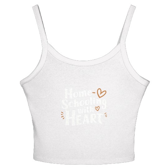 Embrace The Homeschool Journey With Your Women's Spaghetti Strap Tank Top