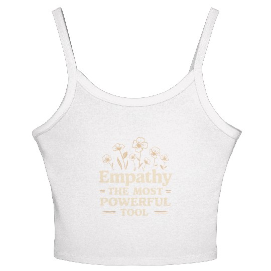 Social Worker Social Work Empathy The Most Women's Spaghetti Strap Tank Top