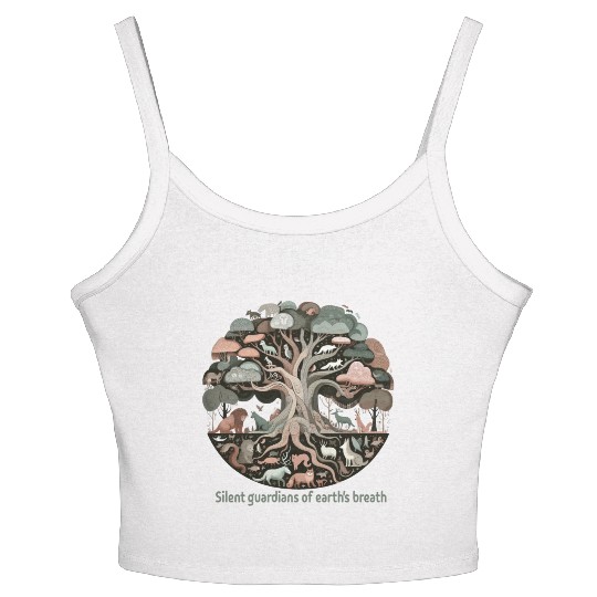 Giant Tree of life Women's Spaghetti Strap Tank Top