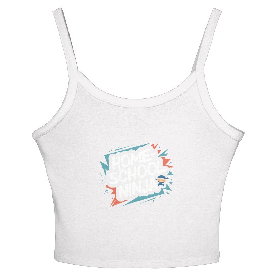 Embrace The Homeschool Journey With Your Women's Spaghetti Strap Tank Top