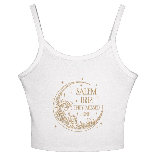 Salem 1692 They Missed One Women's Spaghetti Strap Tank Top