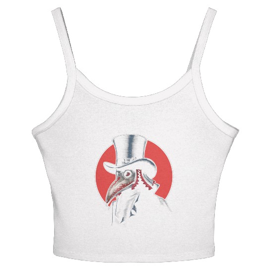 Plague Doctor Women's Spaghetti Strap Tank Top