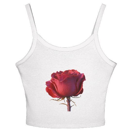 the rose nature design Women's Spaghetti Strap Tank Top
