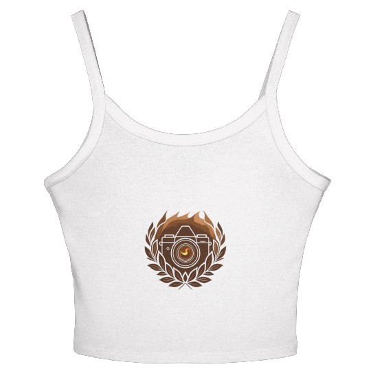 Logo for wedding videography company called Ember Women's Spaghetti Strap Tank Top