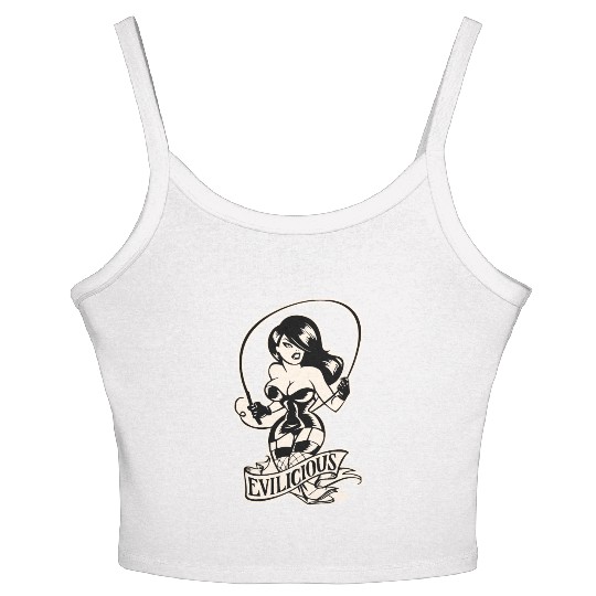 Evil Mistress Dominatrix LIKE US ON FACEBOOK # Women's Spaghetti Strap Tank Top