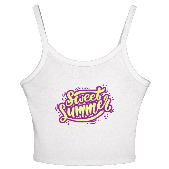 Sweet Summer Women's Spaghetti Strap Tank Top