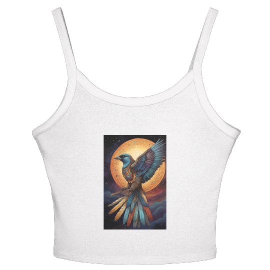 Bird of paradise Women's Spaghetti Strap Tank Top