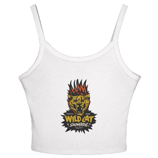 Vintage New Jersey Showgirl Dive Bar Women's Spaghetti Strap Tank Top