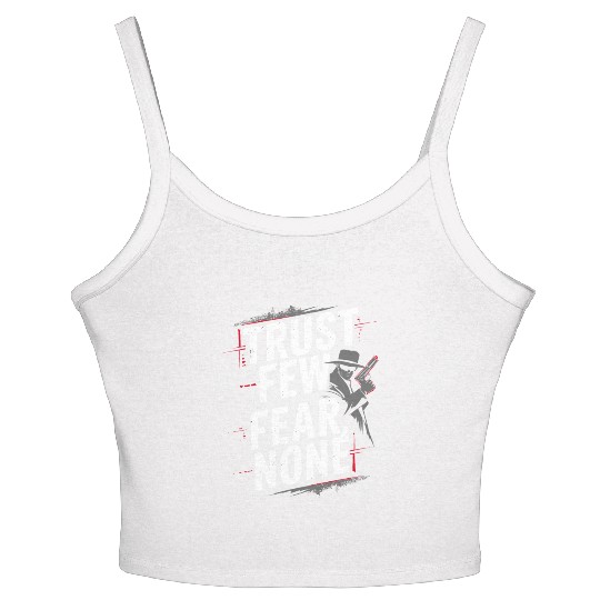 Mobster Gangster Mafia Organized Crime Boss Women's Spaghetti Strap Tank Top