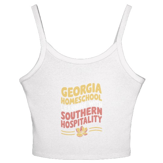 Georgia Homeschool Adventures Georgia Women's Spaghetti Strap Tank Top