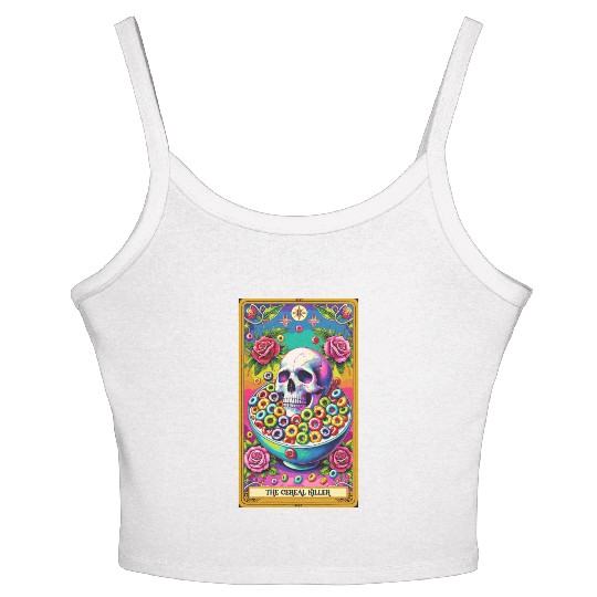 The Cereal Killer Tarot Women's Spaghetti Strap Tank Top