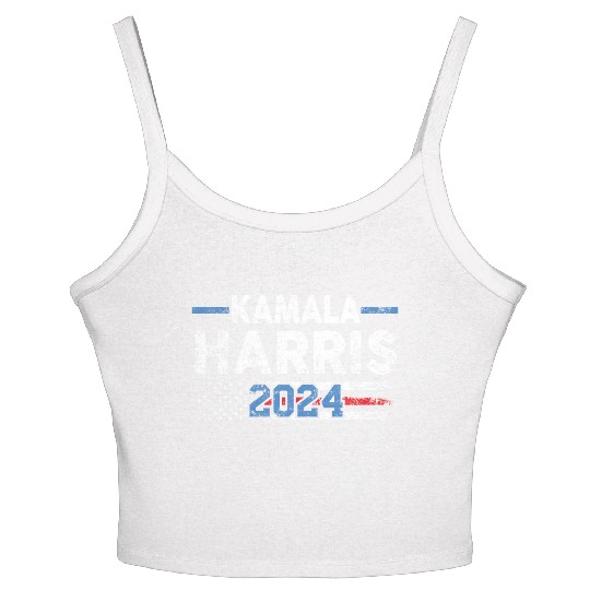 Kamala Harris 2024 for President Women's Spaghetti Strap Tank Top