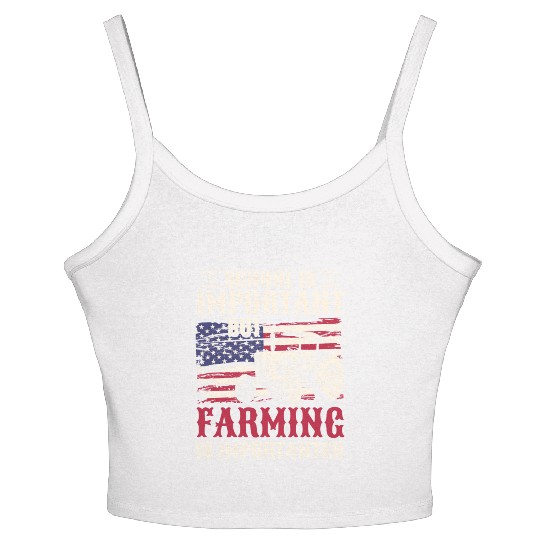 Agriculture Demonstrating Women's Spaghetti Strap Tank Top