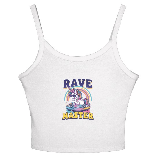 EDM Festival Rave Master Women's Spaghetti Strap Tank Top