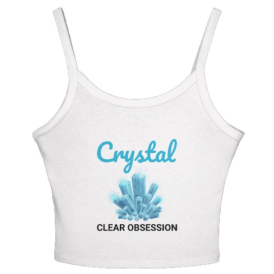 Crystal Collecting Rock Hunting Mineral Collector Women's Spaghetti Strap Tank Top