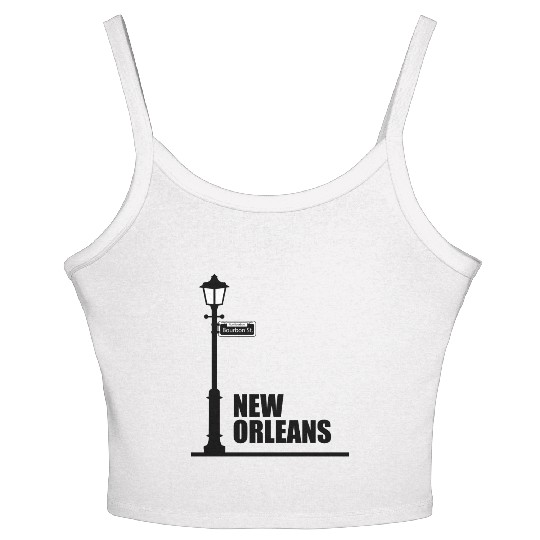 New Orleans - Bourbon Street Women's Spaghetti Strap Tank Top
