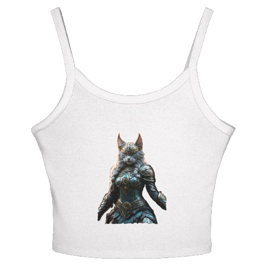 Valkyrie cat (Viking cat) Valhalla calling Women's Spaghetti Strap Tank Top