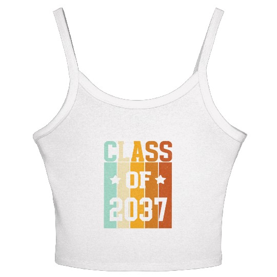 CLASS OF 2037 BACK TO SKHOOL. Women's Spaghetti Strap Tank Top