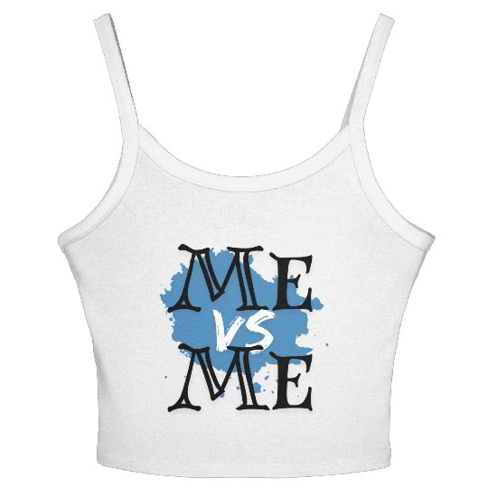 Me Vs Me! Women's Spaghetti Strap Tank Top