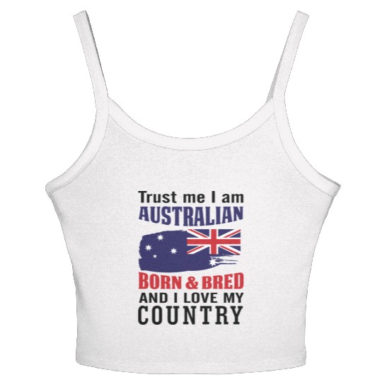 Trust Me I Am Australian Women's Spaghetti Strap Tank Top