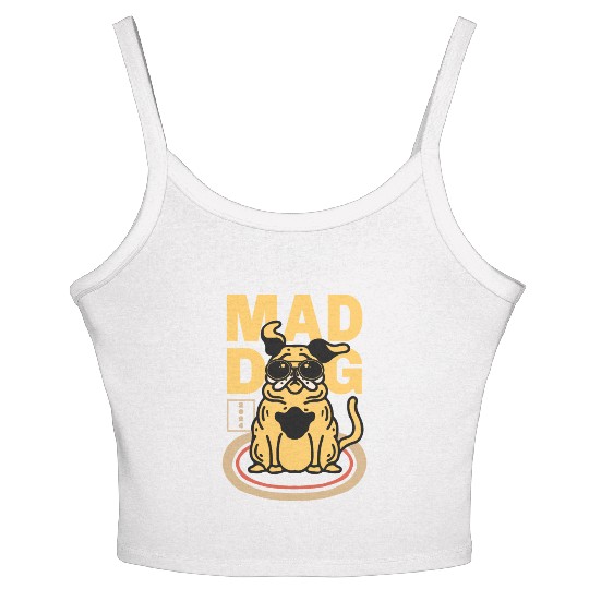 Mad Dog Animal Women's Spaghetti Strap Tank Top