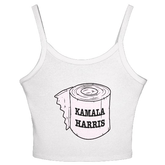 Kamala Harris Toilet Paper LIKE US ON FACEBOOK # Women's Spaghetti Strap Tank Top