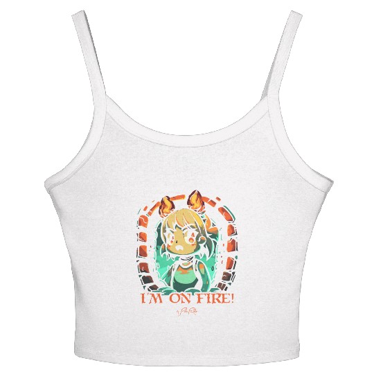 I Am on Fire in the Dungeon Women's Spaghetti Strap Tank Top