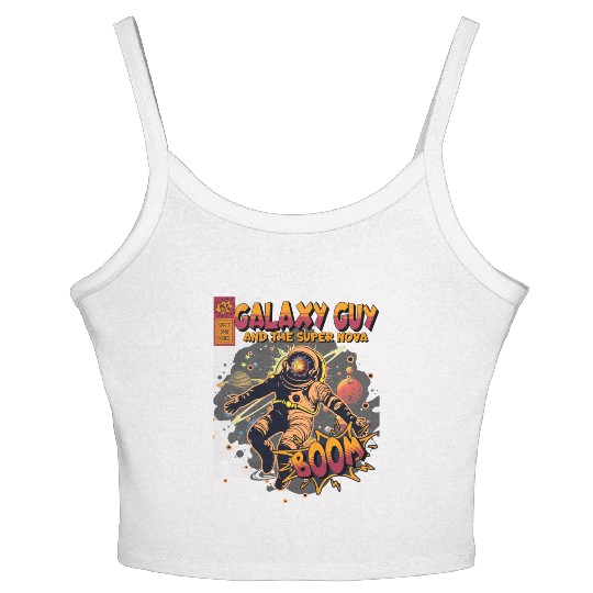 Galaxy Guy and the Super Nova Women's Spaghetti Strap Tank Top