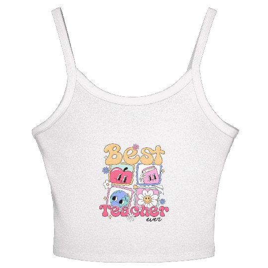 Best Teacher ever Women's Spaghetti Strap Tank Top