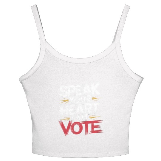 THE BEST T - Women's Spaghetti Strap Tank Top"USA ELECTION