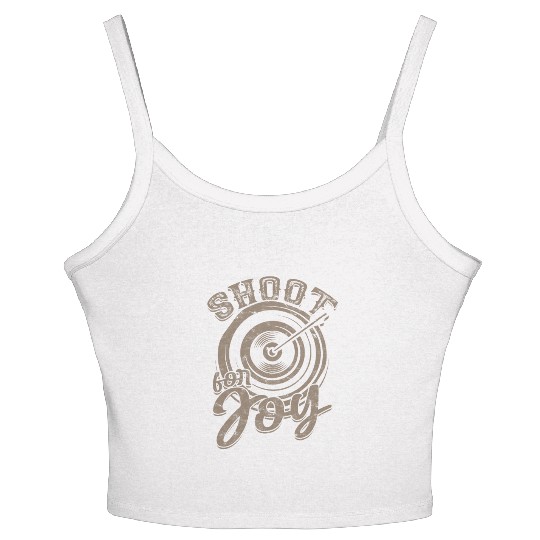 Archery Archer Shoot for Joy Women's Spaghetti Strap Tank Top