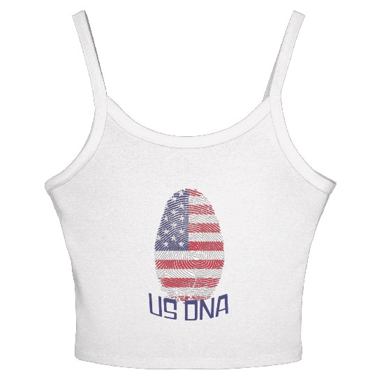 US DNA - Love America Women's Spaghetti Strap Tank Top
