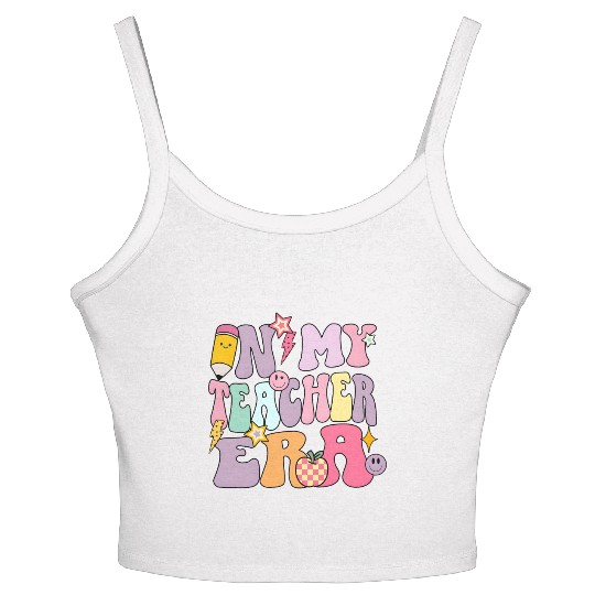 In my Teacher Era Women's Spaghetti Strap Tank Top