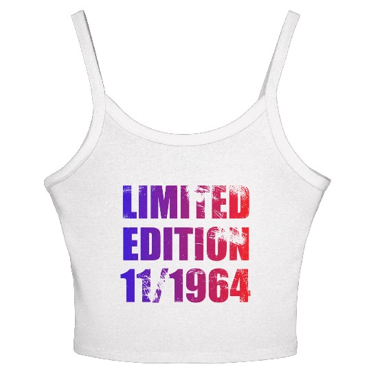 60th birthday Limited Edition 11/1964 Women's Spaghetti Strap Tank Top